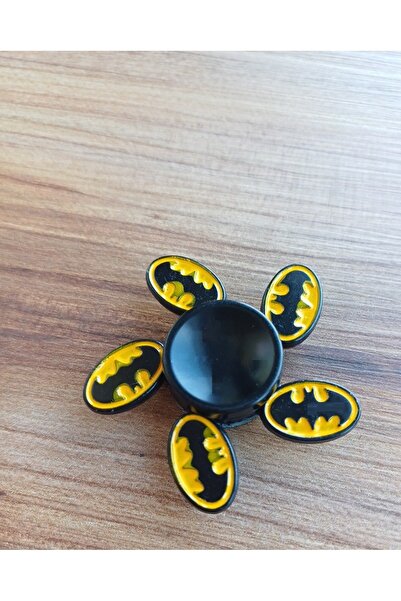 OYUNCAKSAHİLİ Stres Çarkı Metal Batman Logo Yazılı Model Uzun Dönüş 5li Betme...
