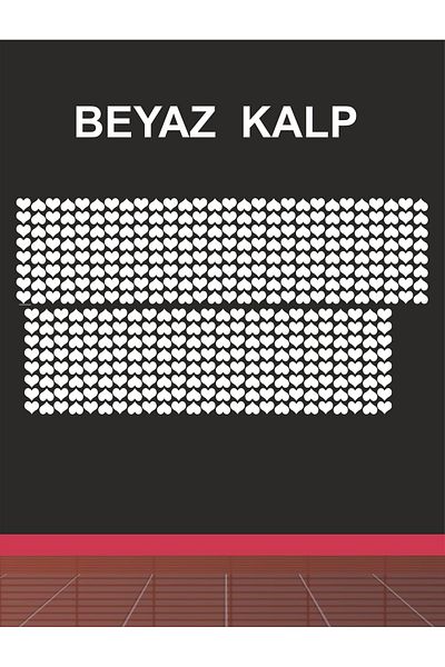 Göktuğ Hediyelik 420Pcs 2cm Adhesive Heart Shaped White Sticker Label Gift Packaging Party Gifts
