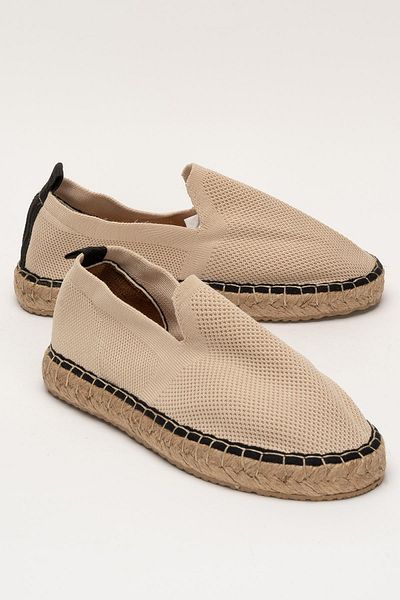 Liger Unisex Χειροποίητο Πλεκτό Espadrille Beige