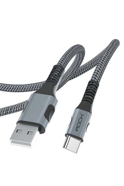Rock Type C cable, Durable Nylon Charging Cable