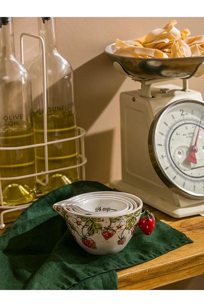 LC Waikiki Lcw Home 4 Piece Ceramic Measuring Cup Set (S5)