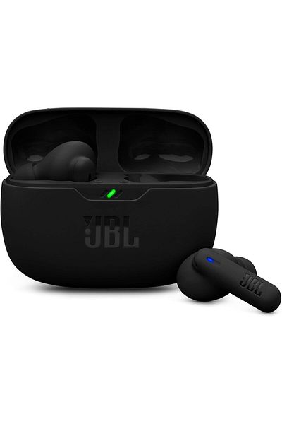 JBL سماعات أذن لاسلكية حقيقية Wave Beam 2 بخاصية إلغاء الضوضاء التكيفية - أسود