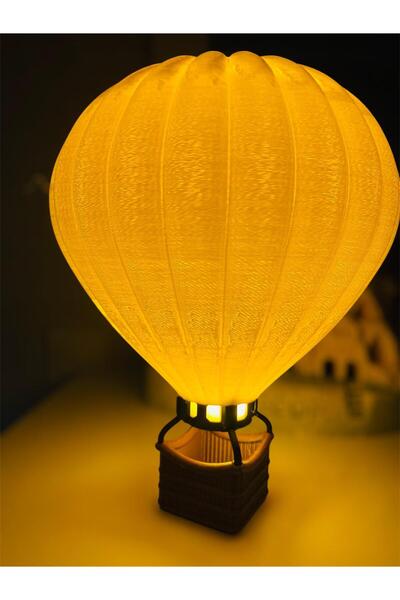 Eta3d Sıcak Hava Balonu Gece Lambası Dekoratif Ürün