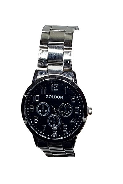 Paradise Classic Steel Black Color Display Men's Wrist Watch