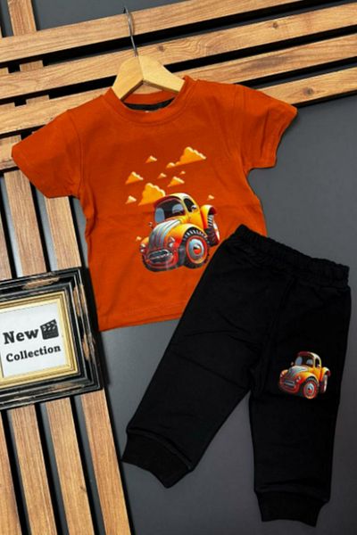 BEREKET BABY Boys' Cotton Double Suit Daily Comfortable Clothing – 1-6 Years