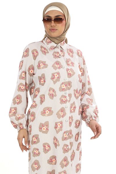 TUNİK Women's Patterned Hijab Tunic