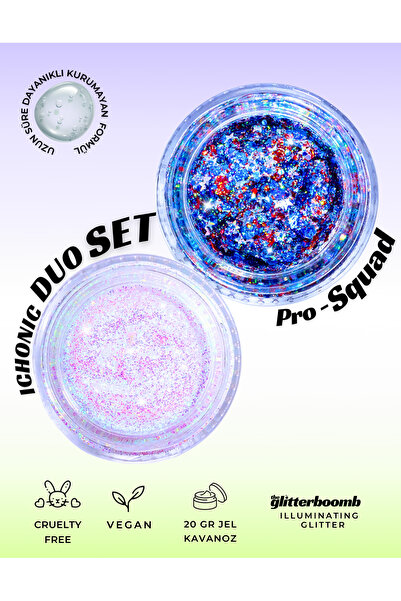 the glitter boomb - Jel Glitter - Iconıc Duo Set