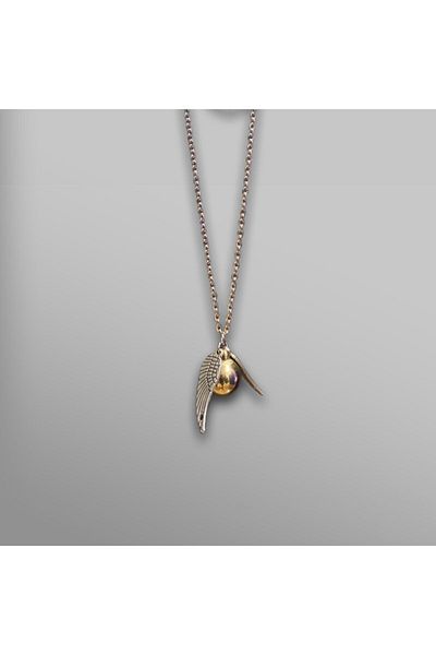 Sihir Dükkanı Snitch Golden Harry Potter Unisex Women Men Necklace