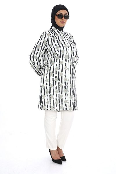 TUNİK Women's Patterned Hijab Tunic