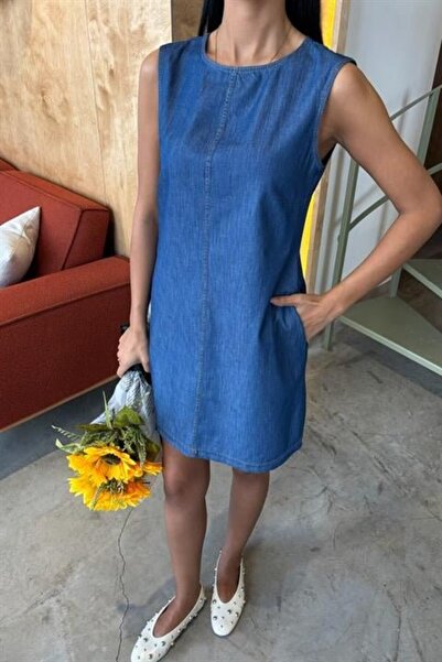 Genel Markalar Benorra Kumaştan İmal Edilen Sırt Bağcıklı Elbise