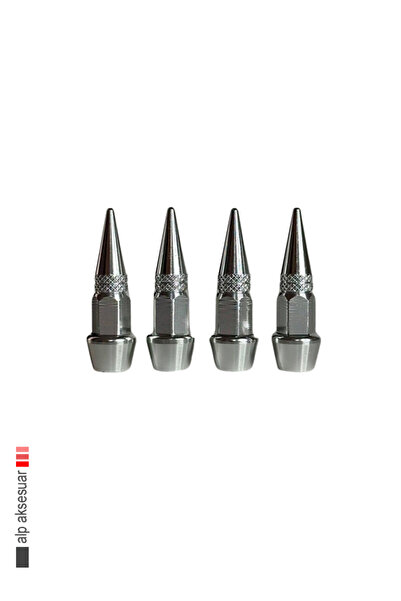 OTOMOR AKSESUAR Sivri Sibop Kapağı Plastik Krom Kaplamalı, Metal Kurşun, Arab...