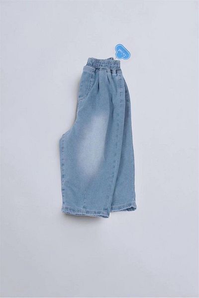 Motebarn Wear Girl's Balloon Pants Blue