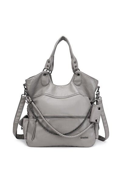 SMART BAGS BARCELONA YIKAMA DERİ KADIN SOFT OMUZ ÇANTASI