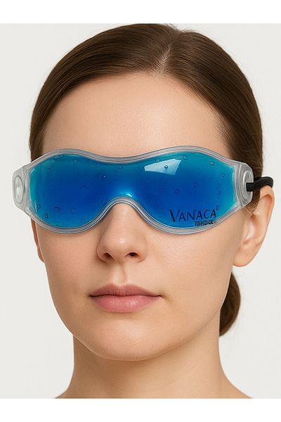Vanaca Grup قناع العين المثلج بالحرارة الباردة، شريط النوم الحراري تحت أكياس العين