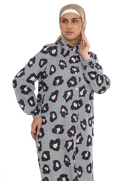 TUNİK Women's Patterned Hijab Tunic