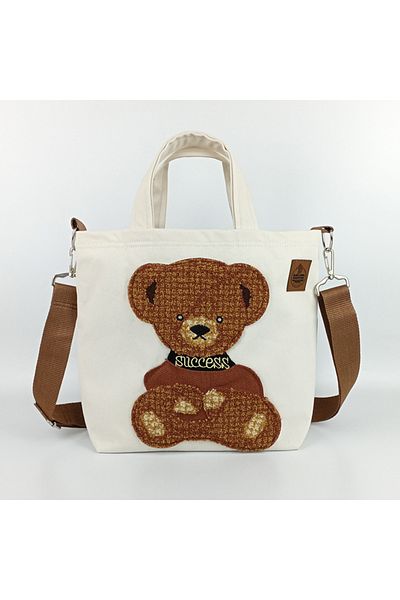 woodycord Design Success Teddy Bear Tote Bag
