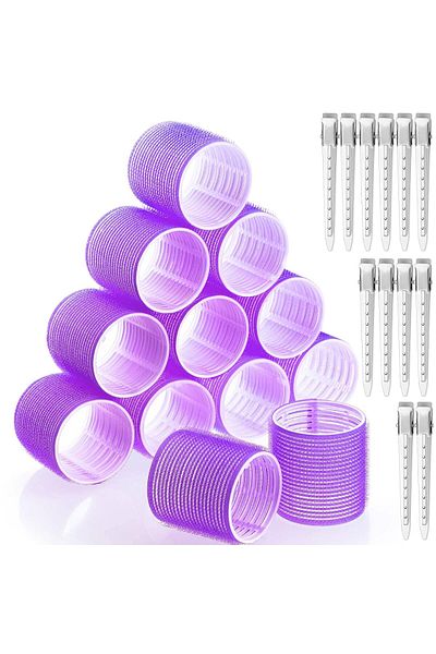 Regal Bliss Regal Bliss ® professional hair curlers hedgehog for long-lasting volume and resistant curls, Purple