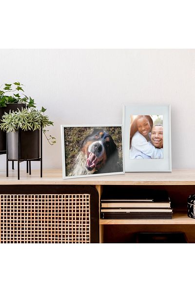 Relaxdays Set of 2 A4 photo frames, white, Relaxdays