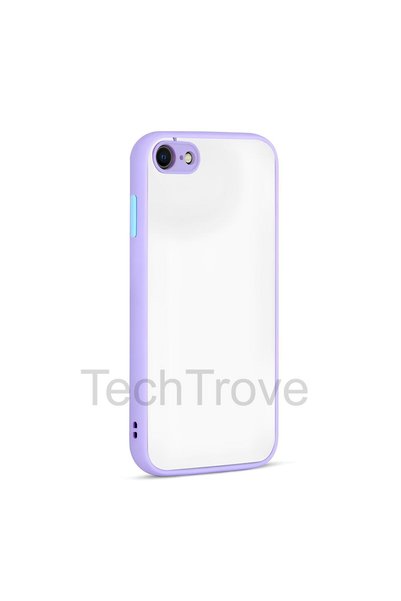 TechTrove Case for Apple iPhone Se 2022 Frosted Design Soft Camera Protection...