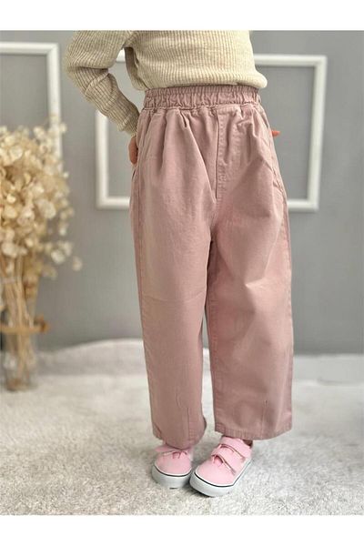 Motebarn Wear Girl's Balloon Pants Pink
