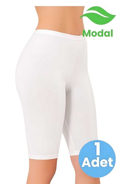 Tezzgelsin Women's Jacquard Modal Fabric Above Knee Leggings