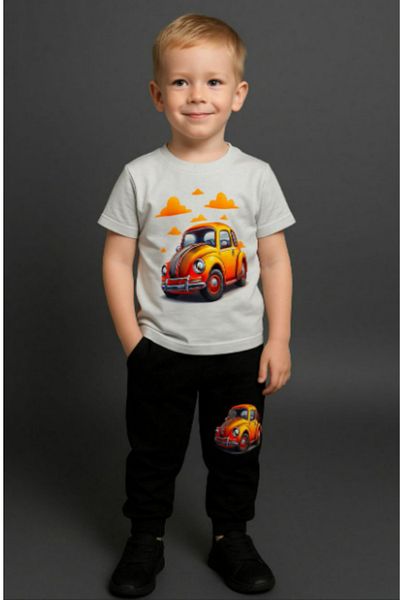 BEREKET BABY Boys' Cotton Double Suit Daily Comfortable Clothing – 1-6 Years
