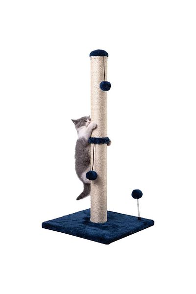 Fish & Paws Fish & Paws ® play set, for adult cats or kittens, high height 86 cm, blue