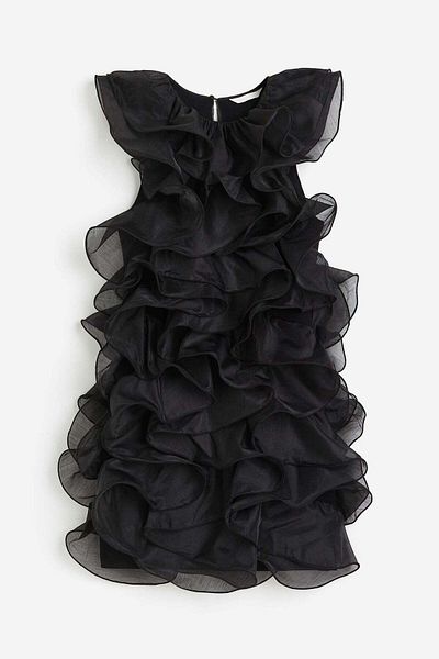 H&M Frilled mini dress