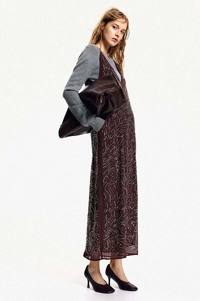 H&M Rhinestone-embellished dress