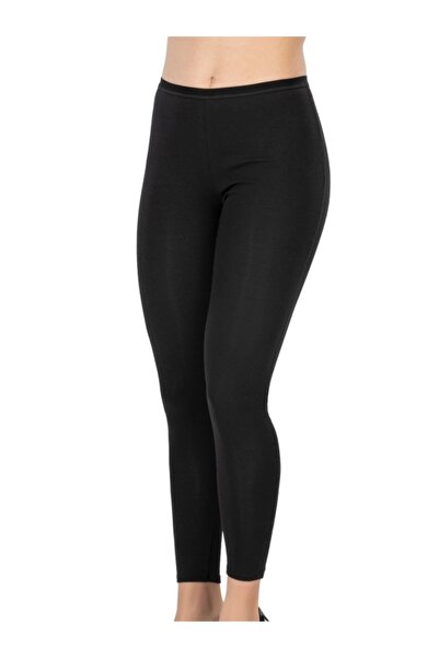 Emay Black Mi Emay 1434 Modal Cotton Thermal Tights