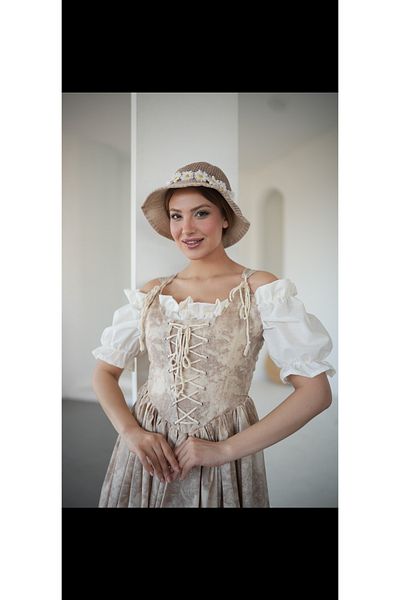 Asushvintage Φόρεμα με μπλούζα με μάτια