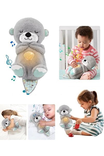 Magicway Müzikli Işıklı Uyku Arkadaşı Nefes Alan Su Samuru Oyun Arkadaşı Rahatlatıcı Melodi Özellikli Oyuncak