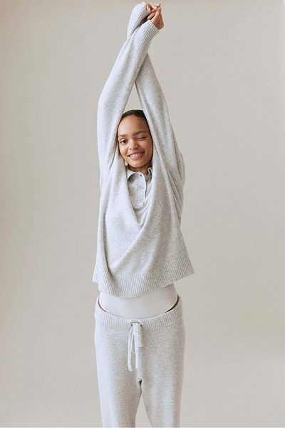 H&M Fine-knit collared jumper