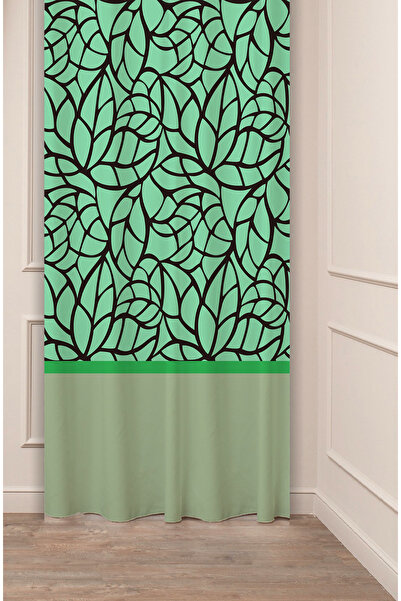 GREENDECOR Bohemian Vase Flower Leaf Pattern Special Design Digital Printed (...