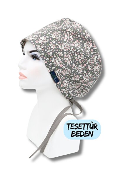 doktorbonem Μπόνες ιατρικής χρήσης για θηλυκούς, γκρι, με σχέδιο μαργαρίτας, για γιατρούς, νοσοκόμες, ιατρούς, νοσοκομεία