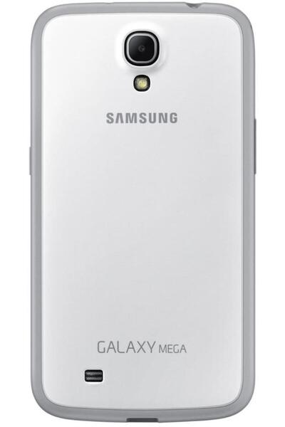 Samsung Galaxy Mega I9200 Ile Uyumlu Protective Cover Kılıf Beyaz Ef-pı920bwegww