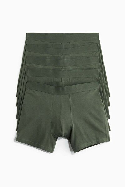 H&M 5-pack cotton mid trunks
