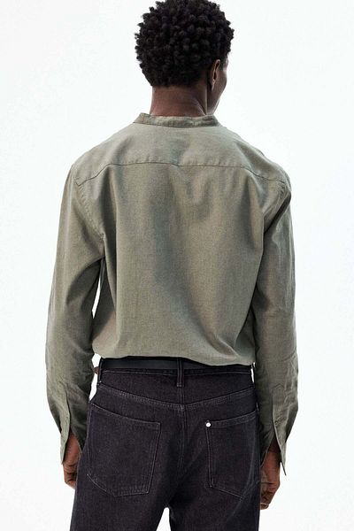 H&M Regular Fit Linen-blend shirt