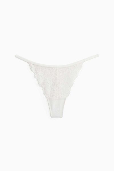 H&M 3-pack lace tanga thong briefs