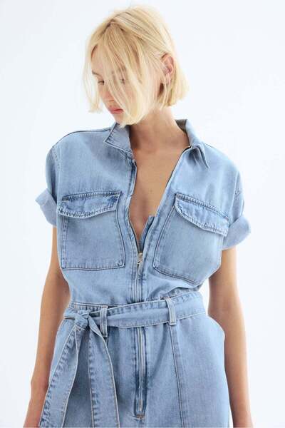 H&M Denim boiler suit