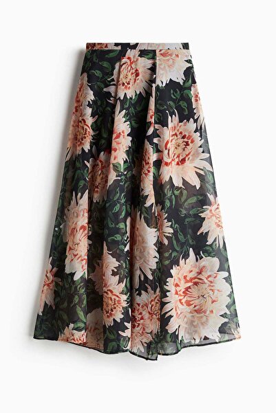 H&M تنورة ميدي شفافة