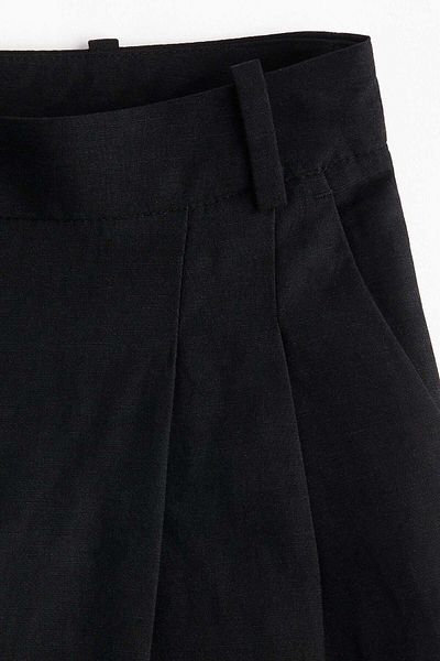 H&M Wide linen-blend trousers