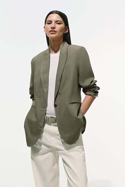 H&M Linen-blend blazer