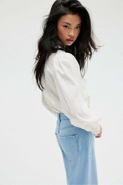 H&M Broderie anglaise blouse