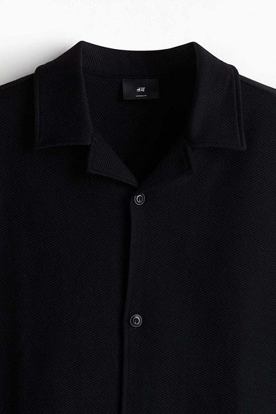 H&M Loose Fit Brushed resort shirt