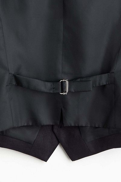 H&M Slim Fit Linen suit waistcoat
