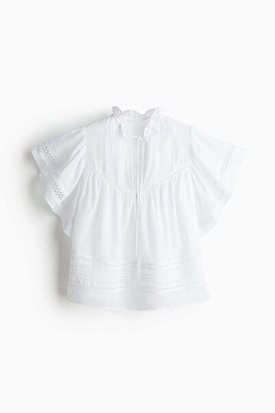 H&M Tie-neck blouse