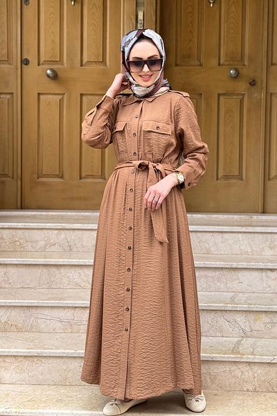 SEÇİL Gala-Xi Dress 10002511314004   Tan