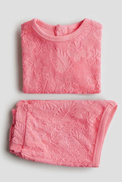 H&M 2-piece Pattern Terry Set