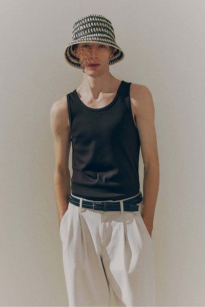 H&M Slim Fit Ribbed vest top